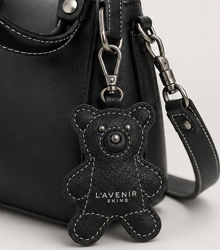 Leather Charm - Teddy
