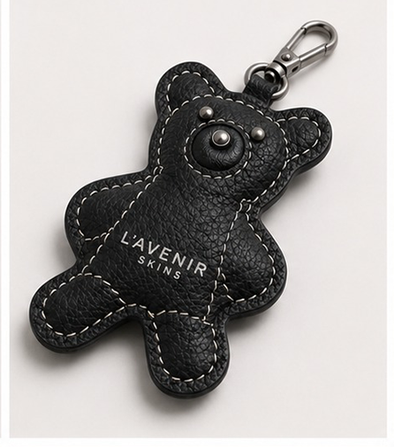 Leather Charm - Teddy