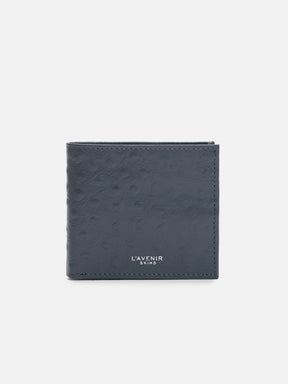 Men's Bifold Wallet - Grey & Brown