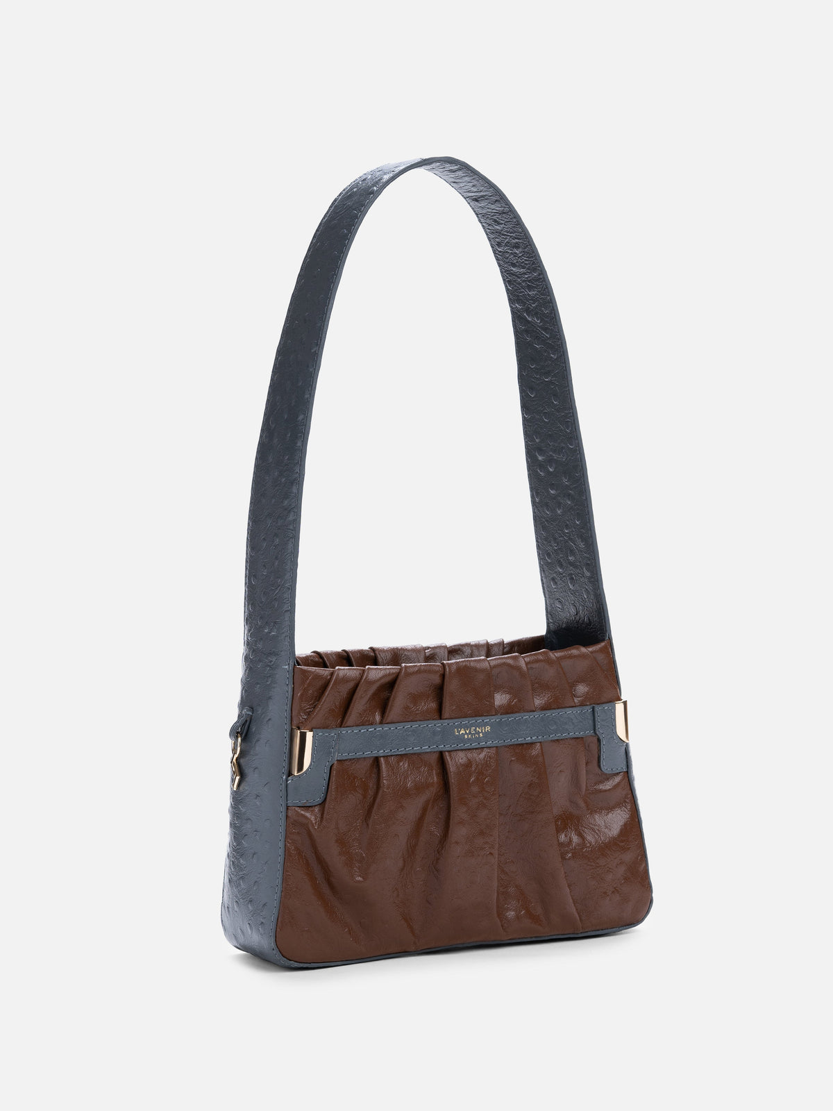 Bagatelle Shoulder Bag - Grey & Brown