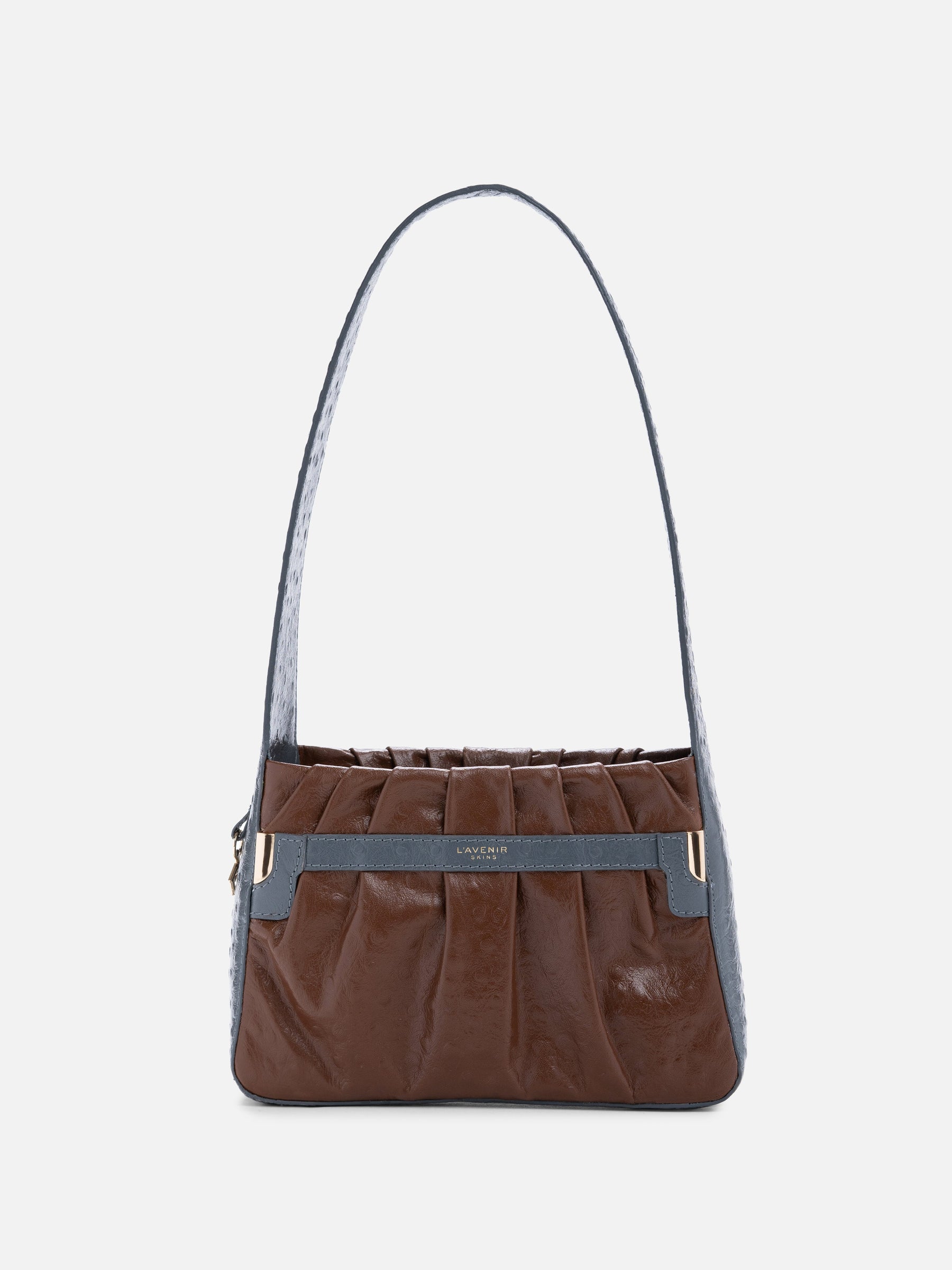 Bagatelle Shoulder Bag - Grey & Brown