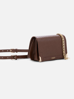 THE CHAIN DETAILED RENEE BELT BAG - BROWN