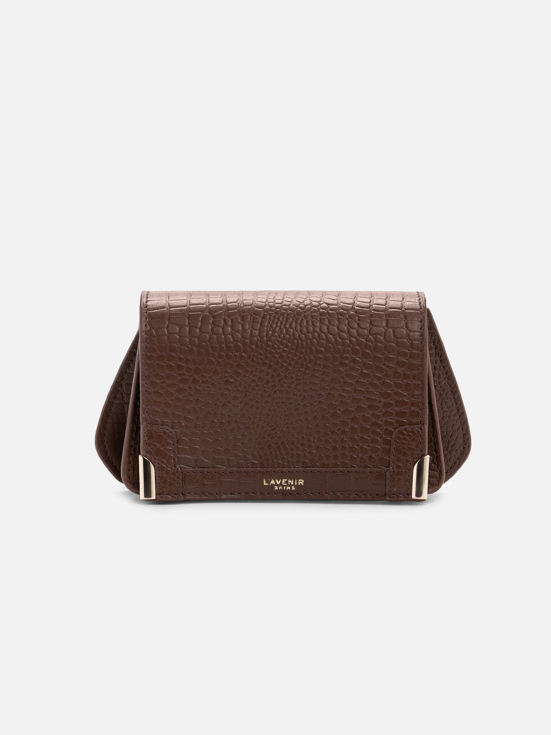 THE CHAIN DETAILED RENEE BELT BAG - BROWN