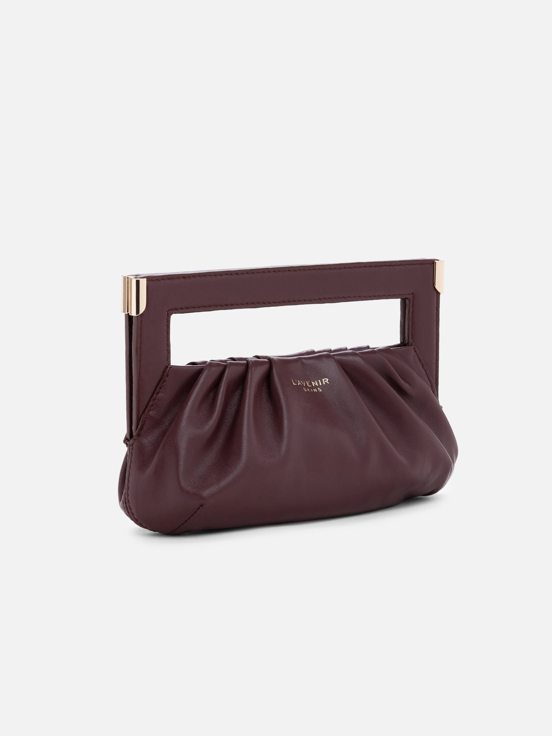 Doucette Clutch Bag - Wine