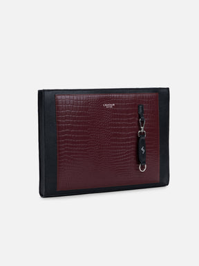 Unisex Esmé Laptop Sleeve - Wine & Black