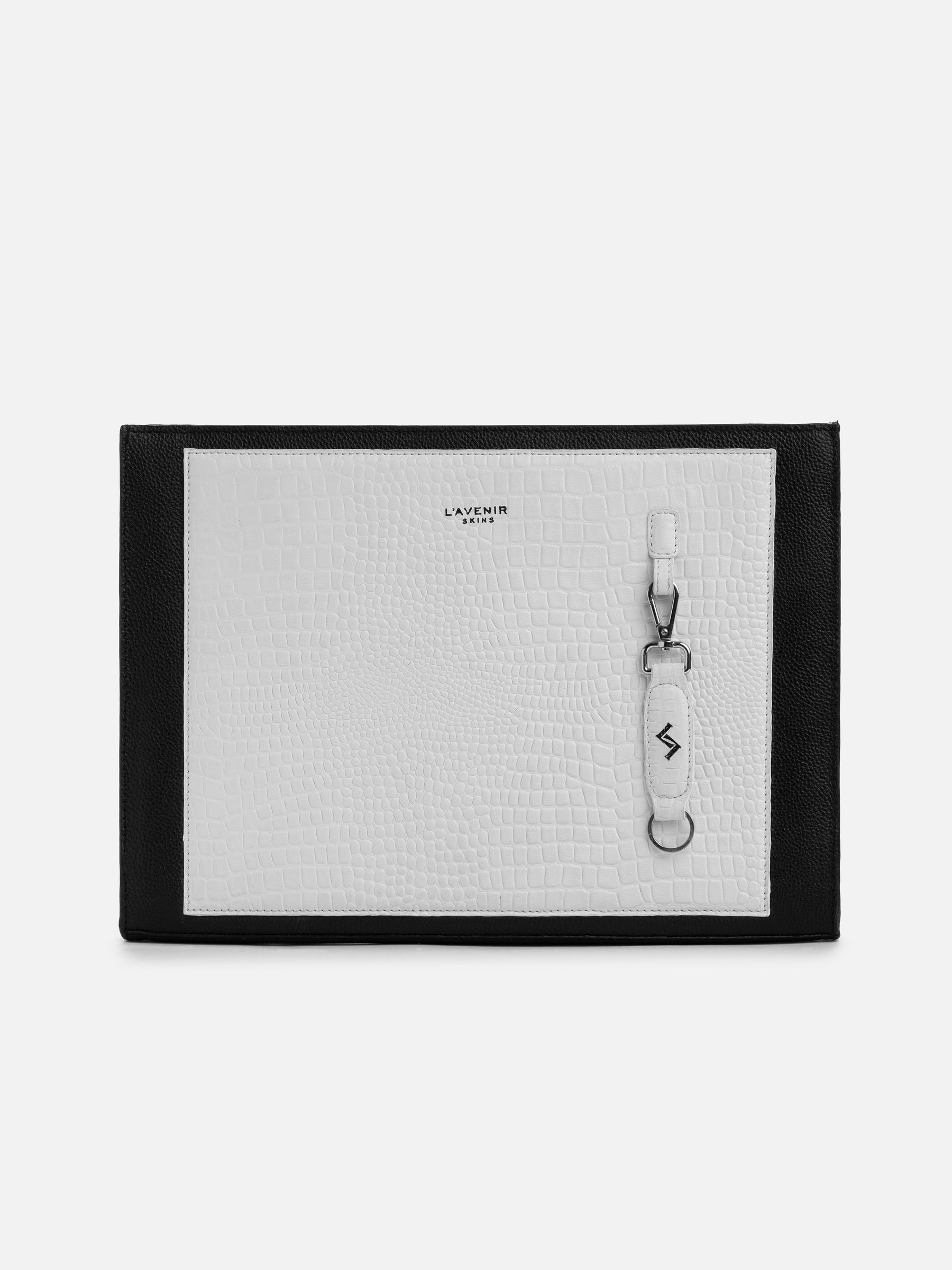 Unisex Esmé Laptop Sleeve - White & Black