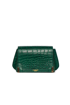 THE CHAIN DETAILED RENEE BELT BAG - HUNTER GREEN