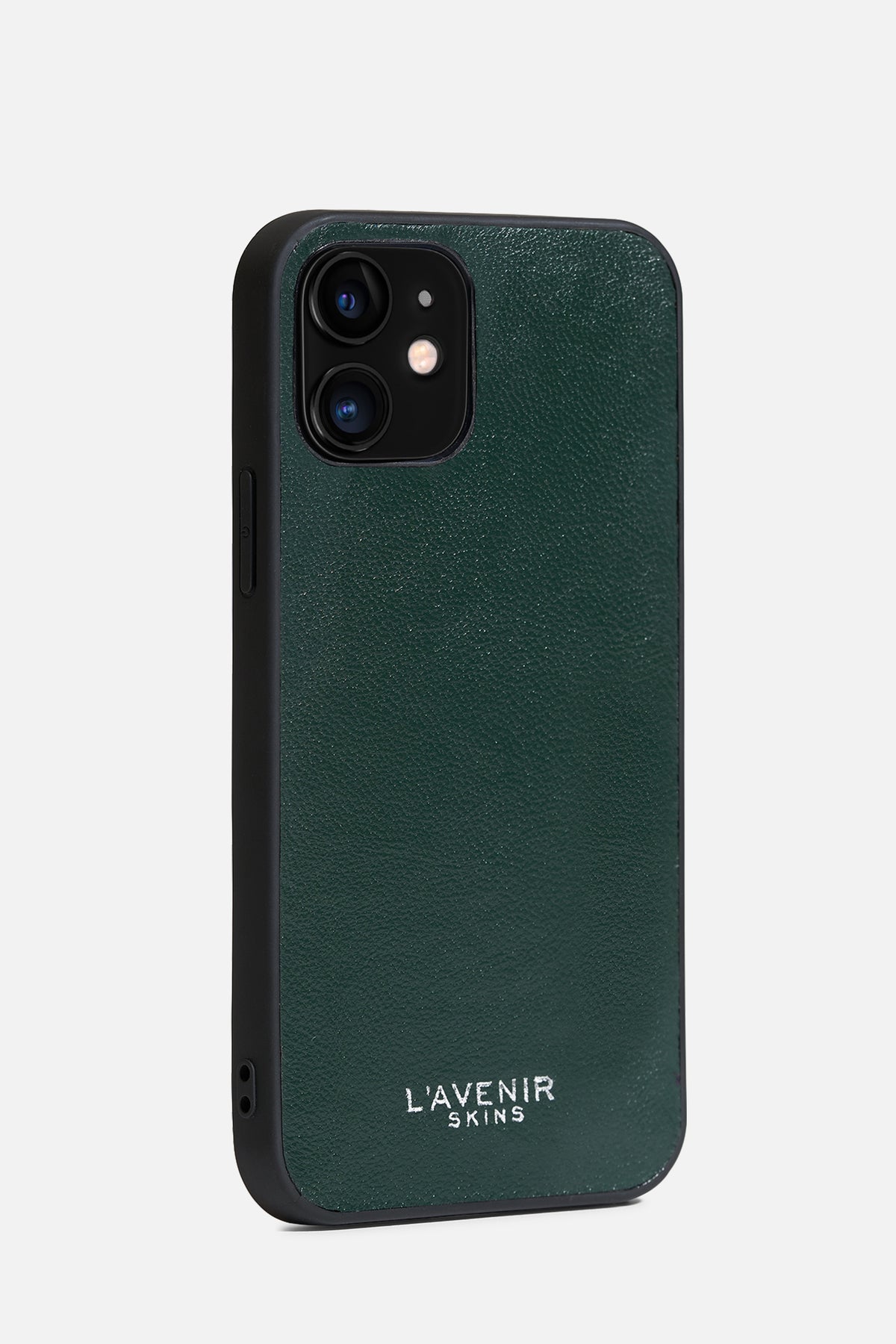iPhone Solid Case - Lamb Leather- Forest Green