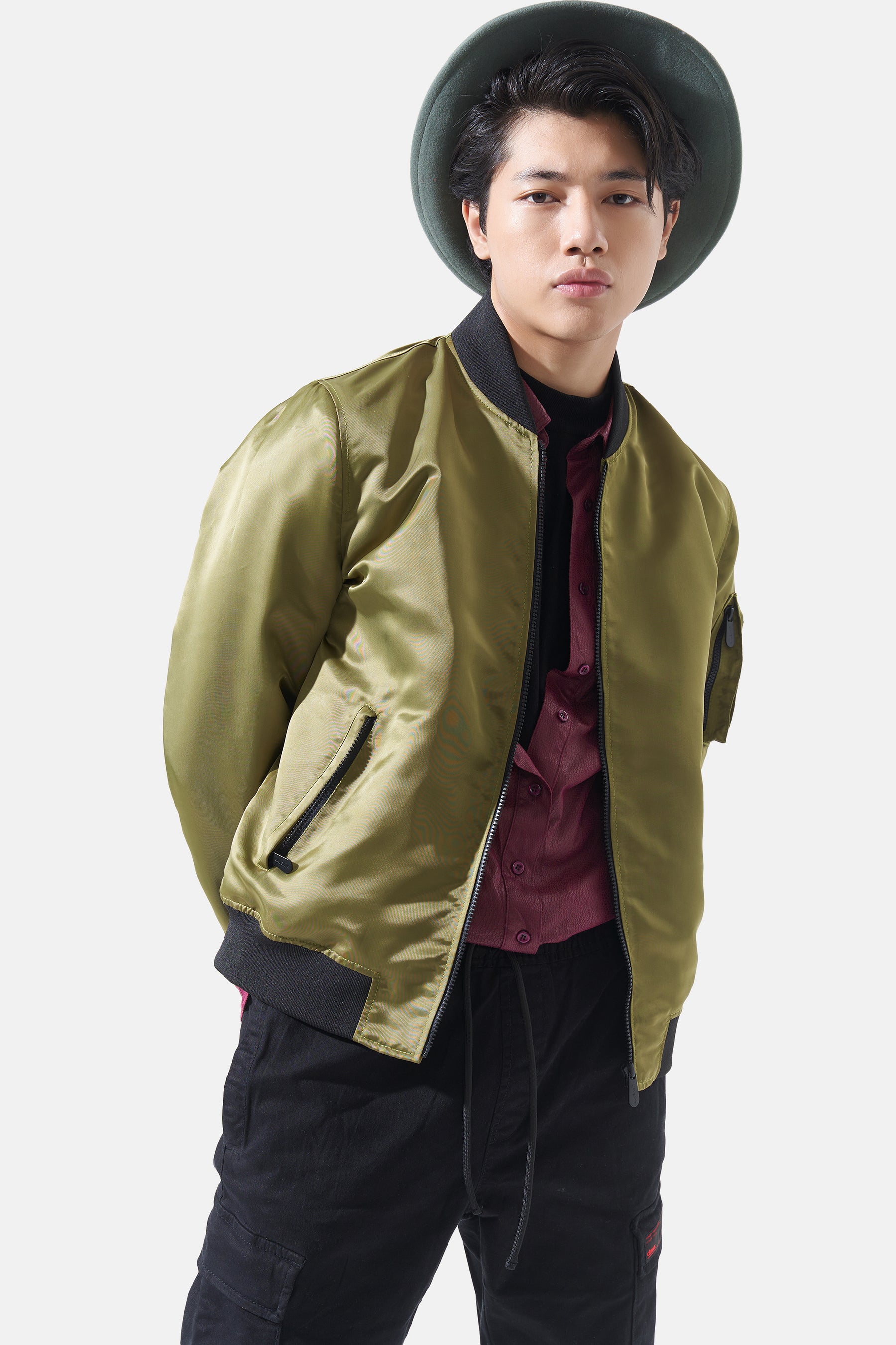 Obi - Nylon Bomber Jacket