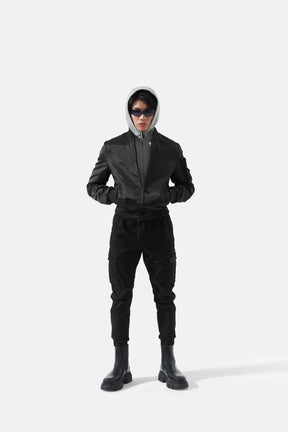 Enzo - Nylon Jacket With Detachable Hood