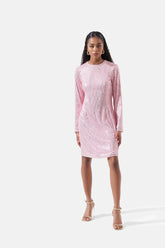 Helena - Sequin Dress - Blush