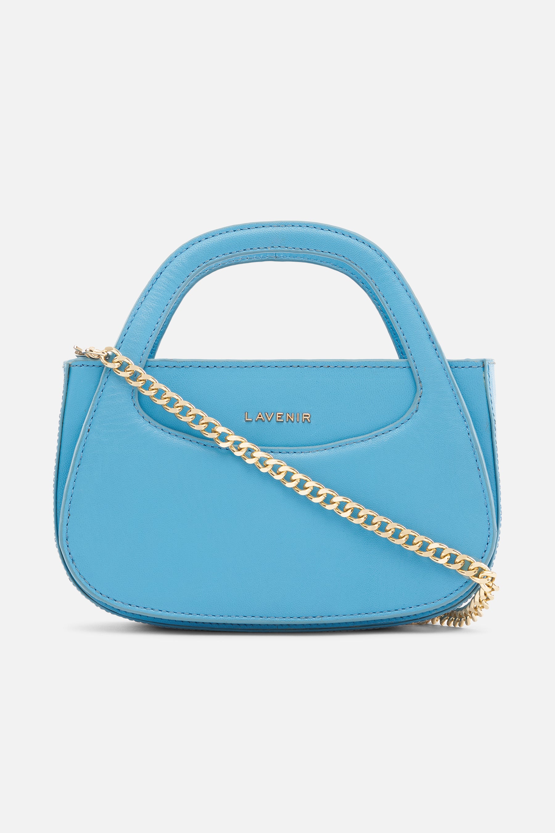 L'avenir - Moon Sling With Additional Pearl handle - Malibu Blue