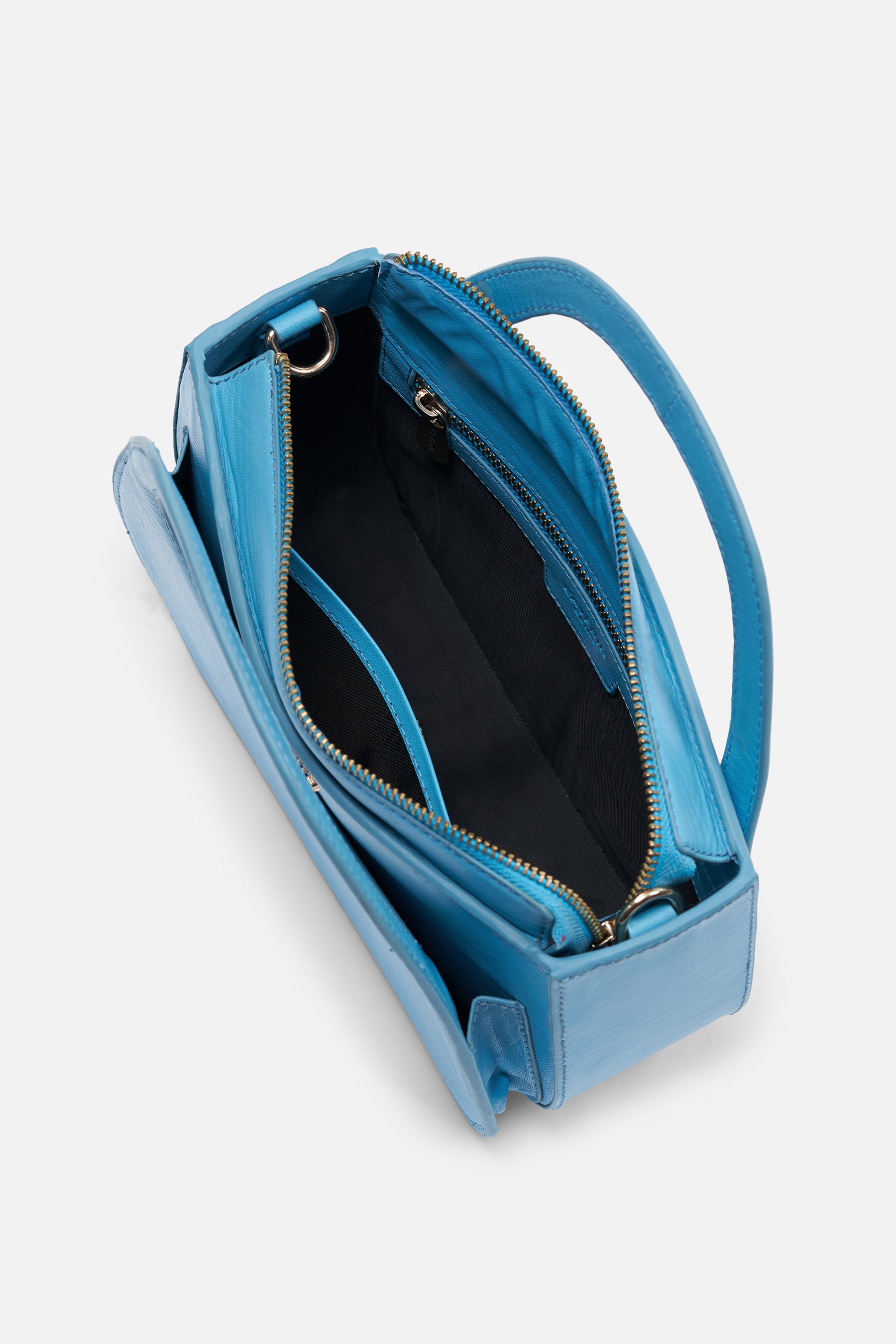 L'avenir - Moon Sling With Additional Pearl handle - Malibu Blue