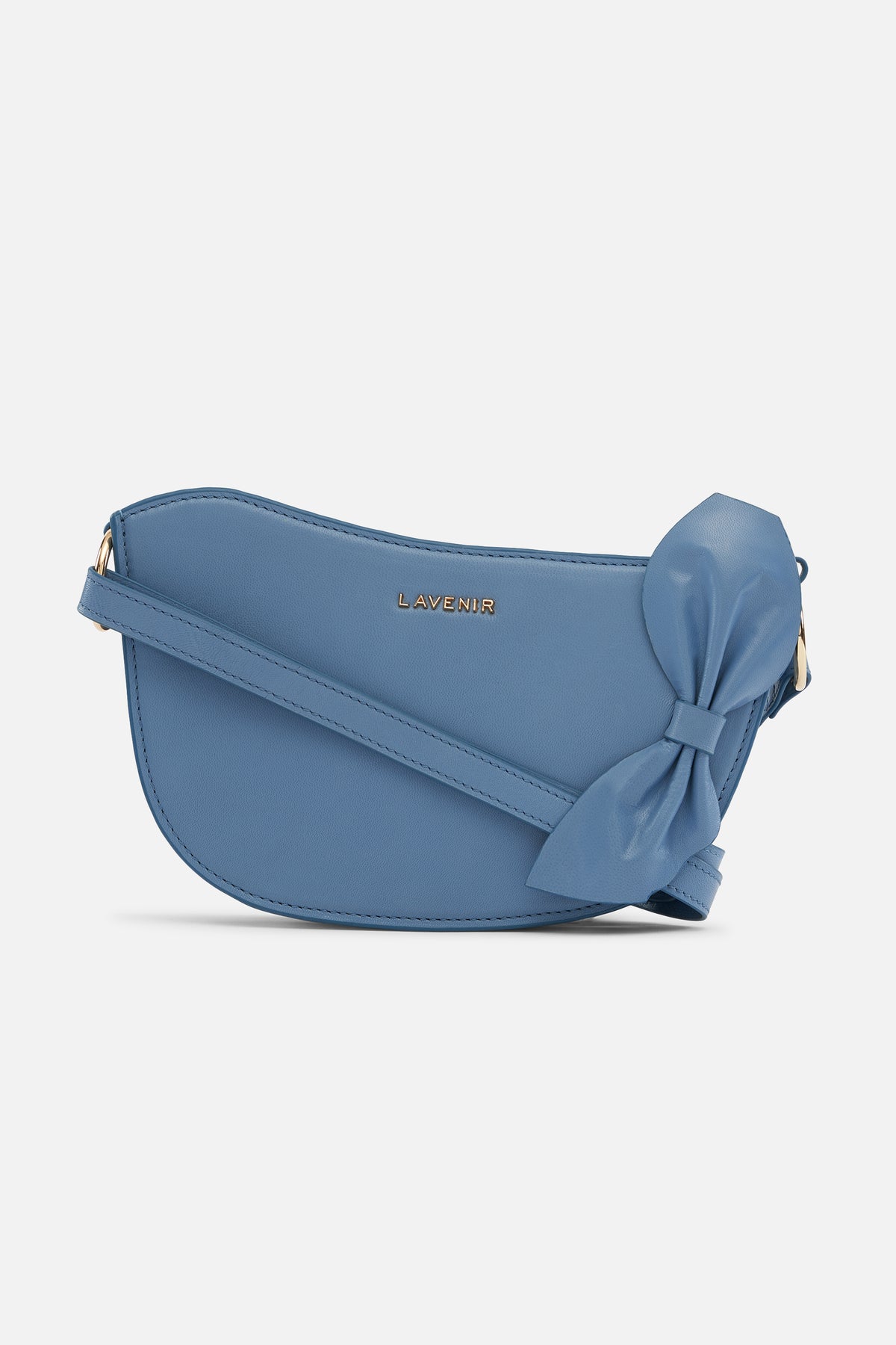 Raessa - Bow Bag - Smoke Blue