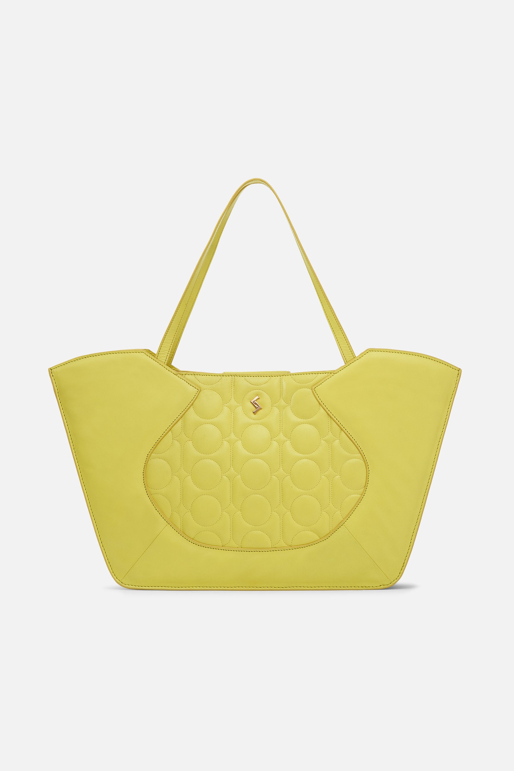 Evelyn - Quilted Tote - LIMENADE