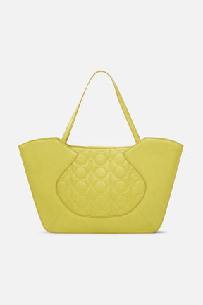 Evelyn - Quilted Tote - LIMENADE