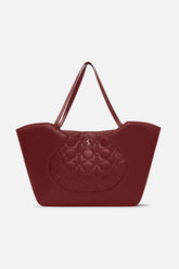 Evelyn - Quilted Tote - Rose Wood