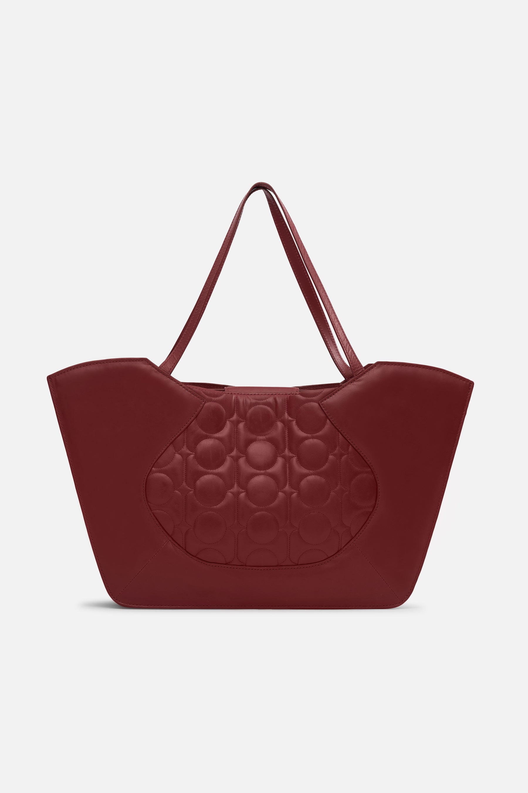 Evelyn - Quilted Tote - Rose Wood