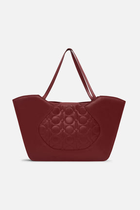 Evelyn - Quilted Tote - Rose Wood