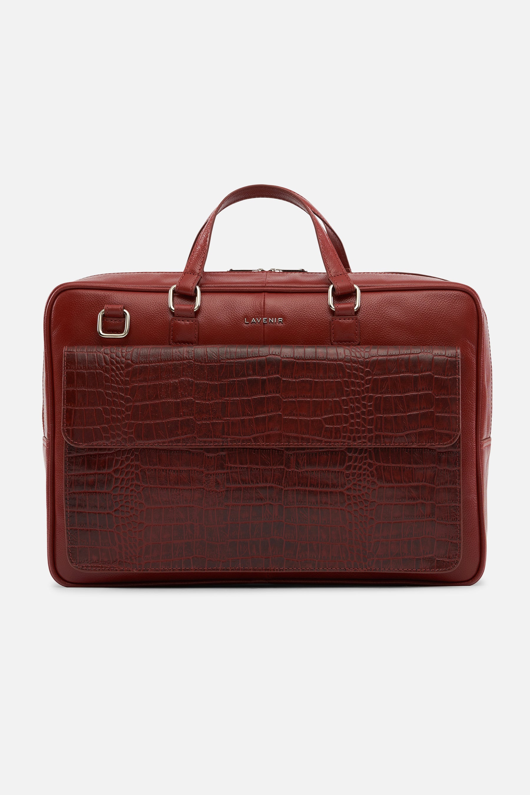 Bronco - Leather Laptop Bag - Potting Soil