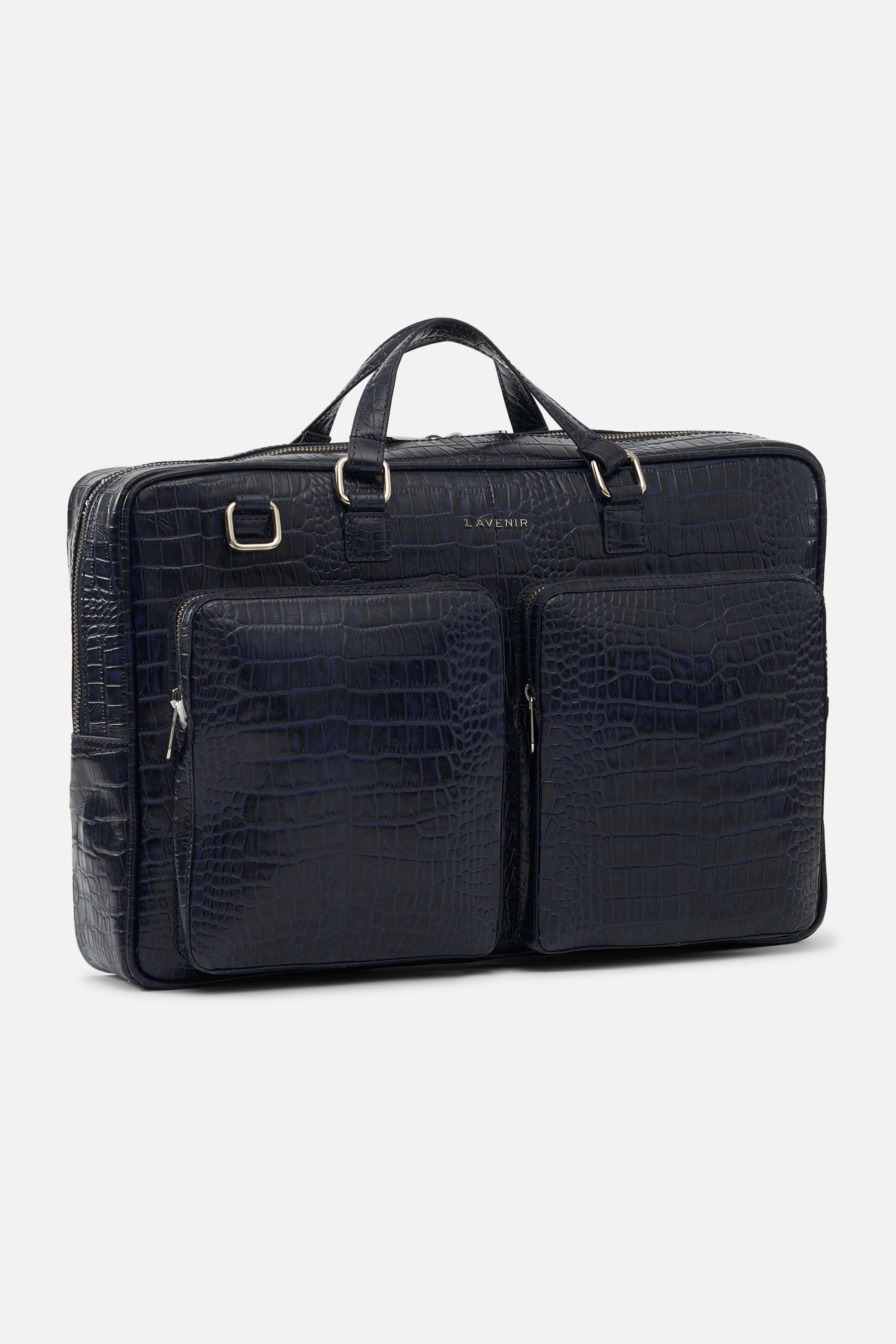 Tyrel - Leather Utility Laptop Bag - Ocean Caven