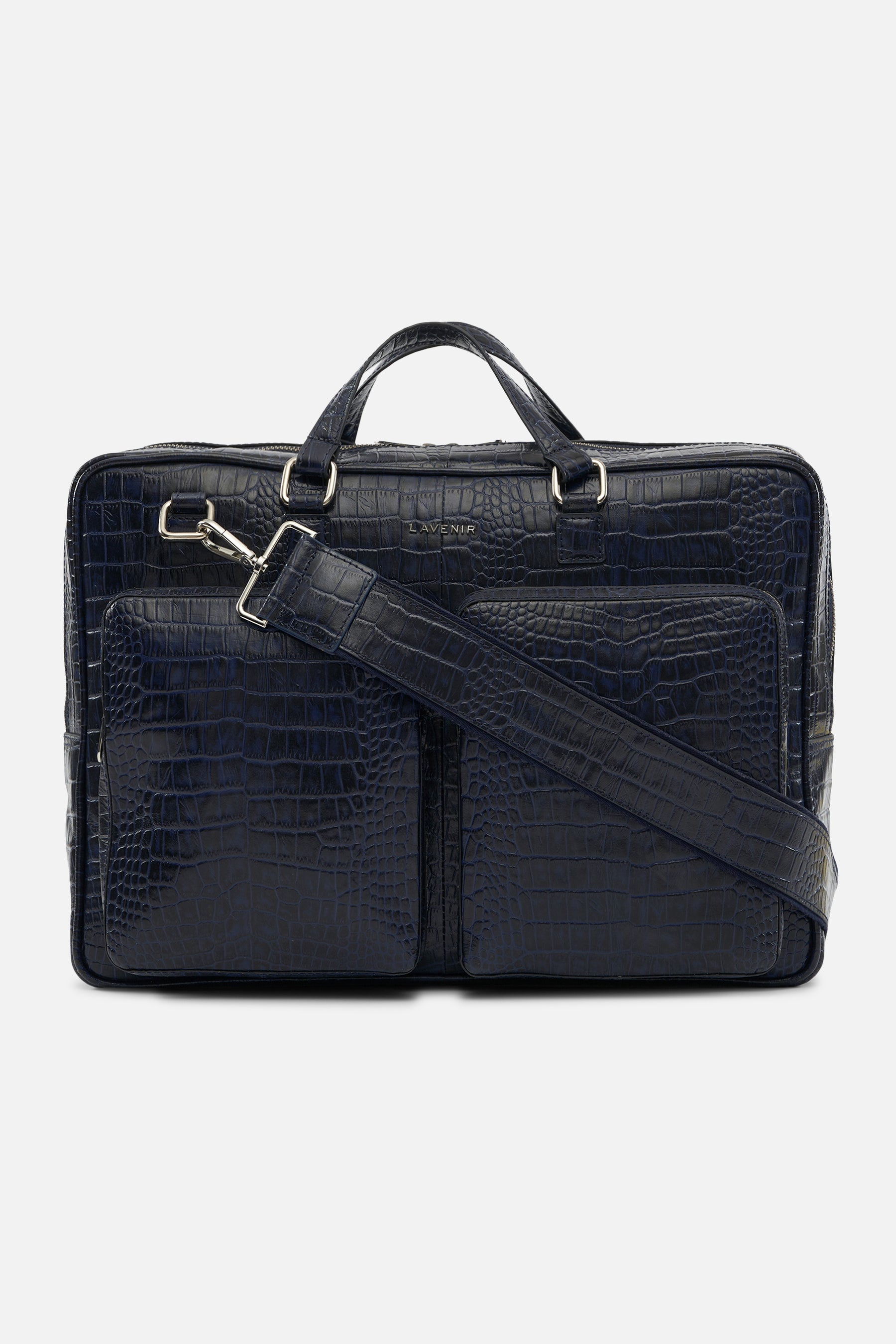 Tyrel - Leather Utility Laptop Bag - Ocean Caven