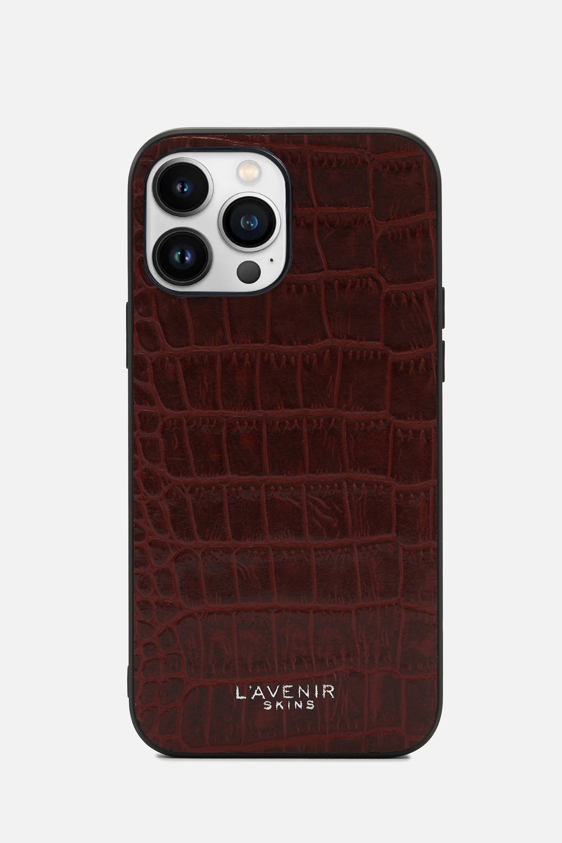 iPhone Croco Case - Red Potting Soil