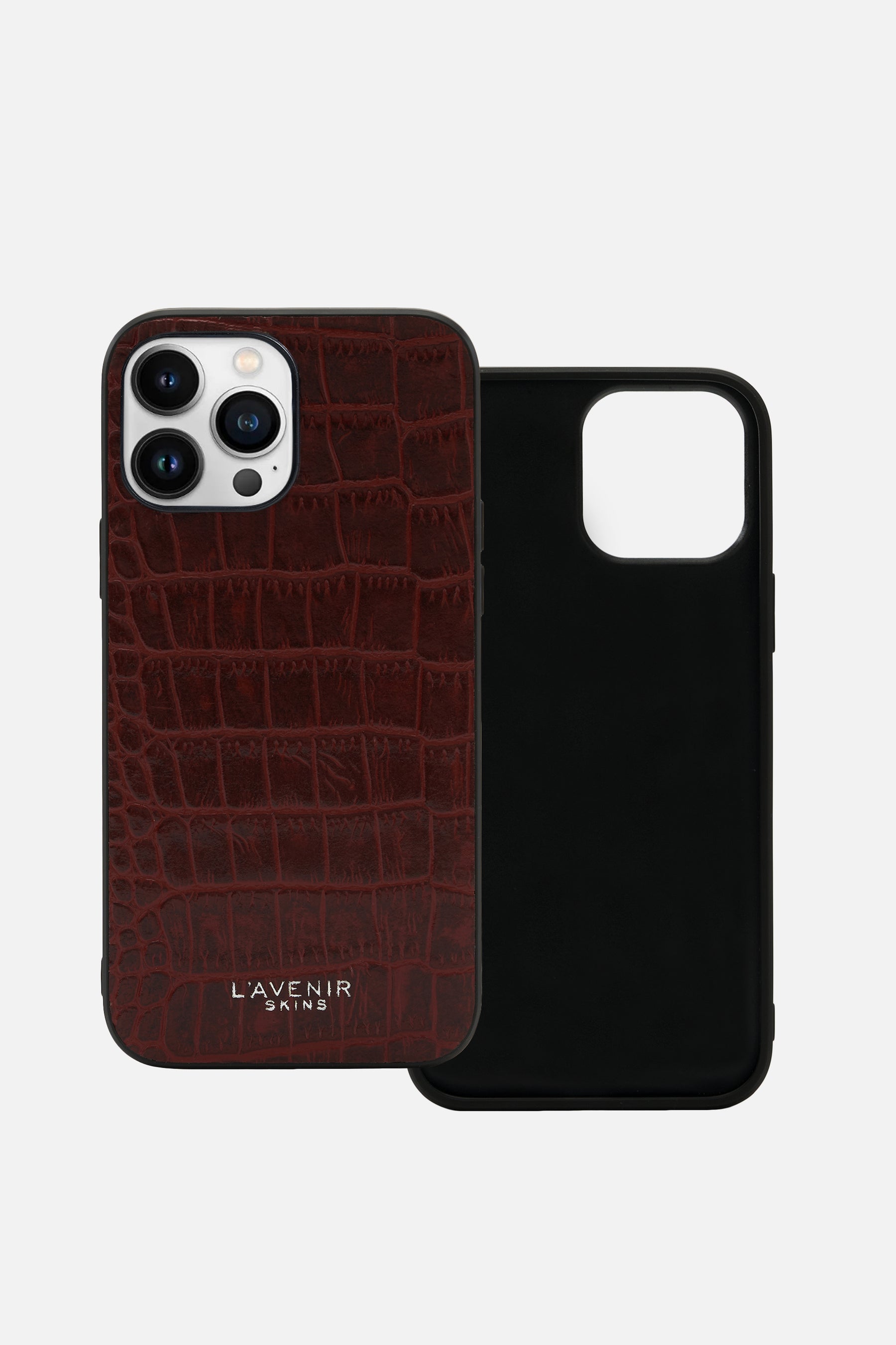 iPhone Croco Case - Red Potting Soil