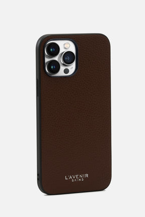 IPHONE SOLID CASE - COCOA BROWN