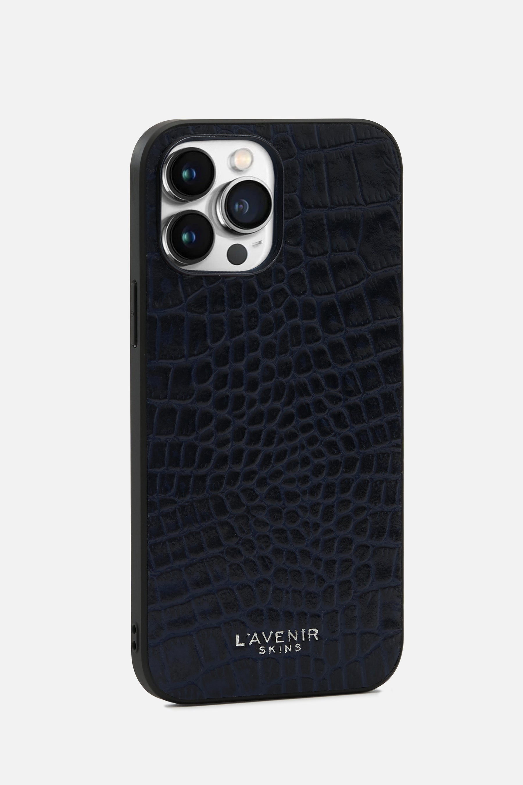IPHONE CROCO CASE - OCEAN CAVEN BLUE