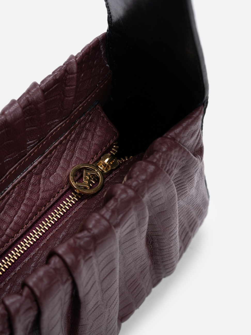 Bagatelle Shoulder Bag - Wine & Black