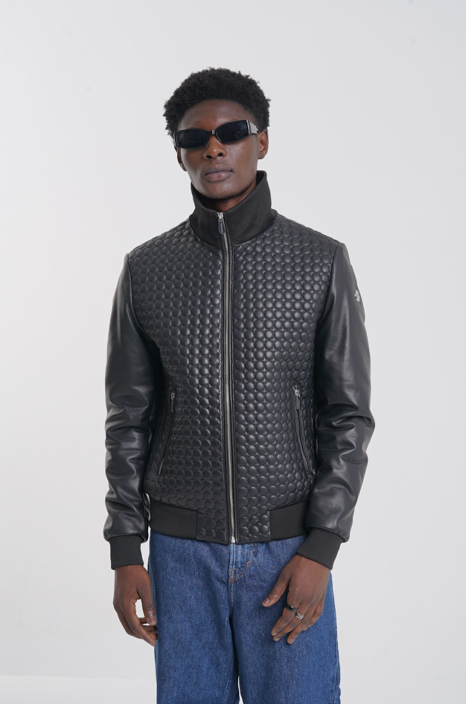 Mika 2.0 - Leather Quilted Jacket - Black